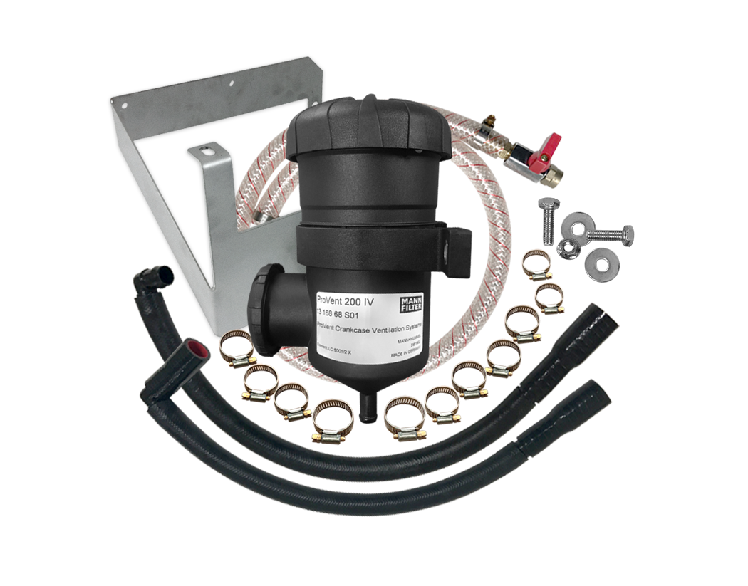 Ford Everest/Ranger PX2 (Incl.Bracket) Provent Catch Can Dual Bracket Kit - OS-PROV-20B