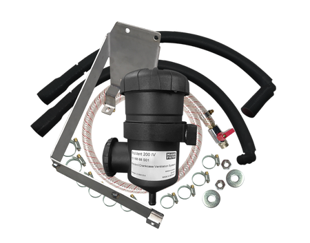 Ford Ranger PX 2.2L/3.2L and Mazda BT50 Provent Oil Catch Can Dual Bracket Kit - OS-PROV-23B