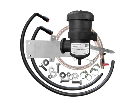 Isuzu DMAX/MUX 3.0L 2012-2016 Provent Oil Catch Can/Pre Filter Dual Bracket Kit - OS-PROV-37B