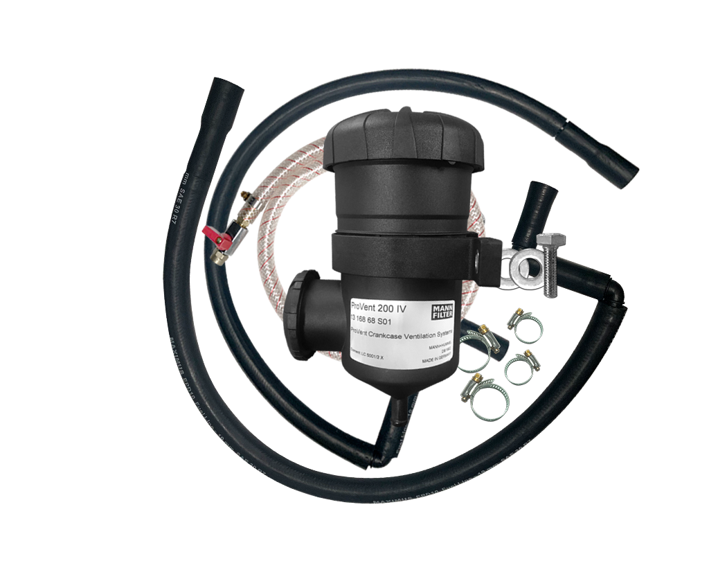 Mitsubishi Pajero 3.2L Provent Oil Catch Can Dual Bracket Kit - Add A Pre-Filter - OS-PROV-38