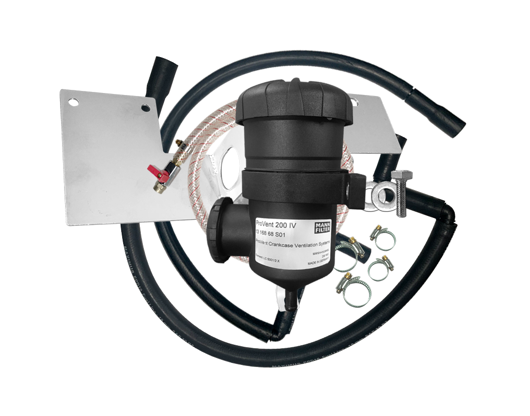 Mitsubishi Pajero 3.2L Provent Catch Can/Pre-Filter Dual Bracket Kit - OS-PROV-38B