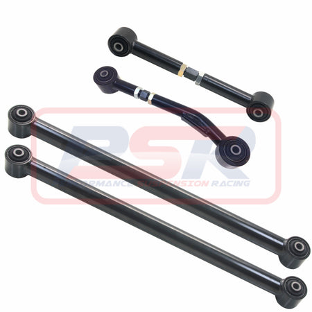 Nissan Patrol GQ & GU Adjustable Upper (Bent for long range tank) & Fixed Length Lower Trailing Arm Kit (686mm) 2-3" Lift