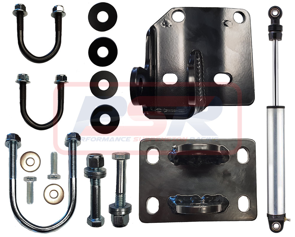 Nissan Patrol GQ-GU Radflo 10" Steering Damper & High Clearance Bracket Kit