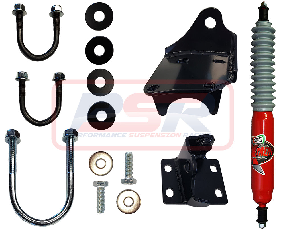 Nissan Patrol GQ-GU EFS Pin Style Steering Damper & High Clearance Bracket Kit