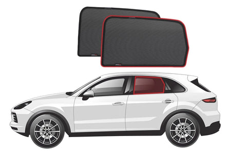 Porsche Cayenne 2nd Generation Car Rear Window Shades (2010-2017)*