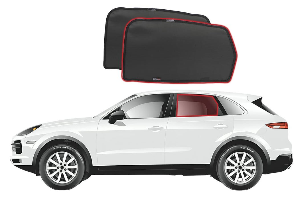 Porsche Cayenne SUV 3rd Generation Car Rear Window Shades (2018-Present)*