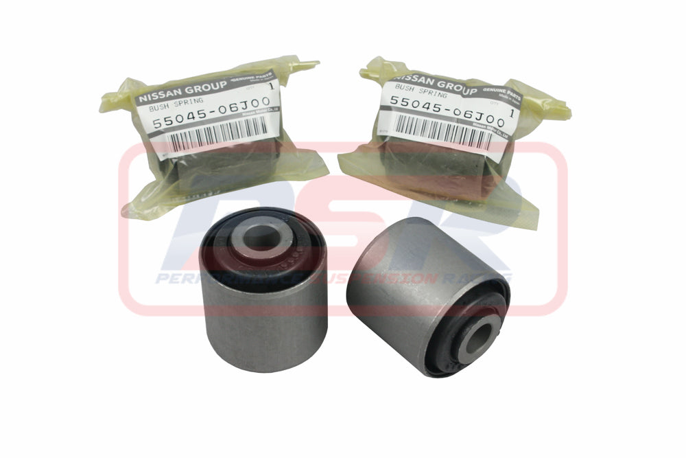 Genuine Nissan Patrol GQ / GU Rubber Rear Trailing Arm Bush Set 55045-06J00