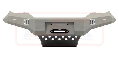 Holden Colorado RG1 Ambush Satin Black Hoopless Bar, Pre-Runner Infill (1" Body Lift), Splash Guards, Standard Black Fairlead