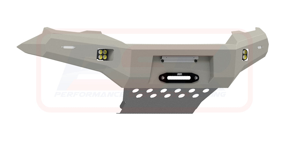 Holden Colorado RG1 Ambush Satin Black Hoopless Bar, Pre-Runner Infill (No Body Lift), Standard Black Fairlead