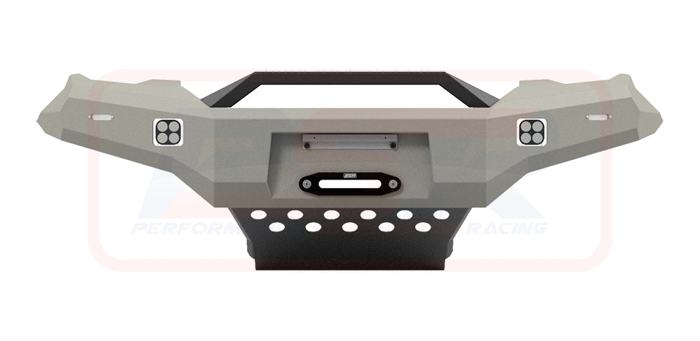 Holden Colorado RG1 Ambush Satin Black Sheet Metal Hoop Bar, Pre-Runner Infill (1" Body Lift), Splash Guards, Standard Silver Fairlead