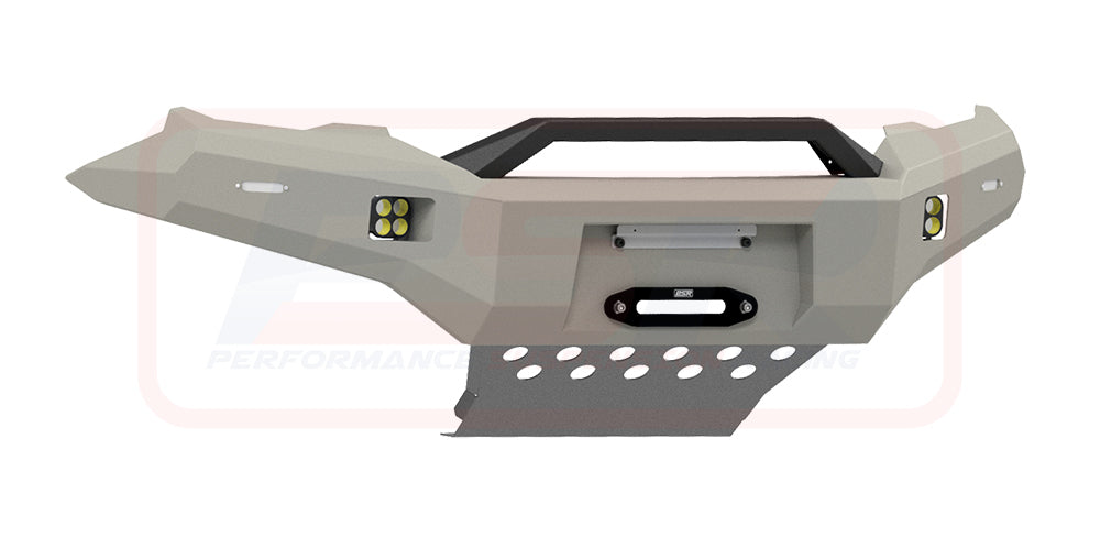 Holden Colorado RG1 Ambush Customer Painted Sheet Metal Hoop Bar, Pre-Runner Infill (1" Body Lift), Splash Guards, Slimline Black Fairlead