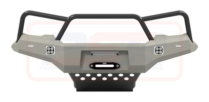 Holden Colorado RG1 Ambush Customer Painted Triple Hoop Bar, Pre-Runner Infill (1" Body Lift), Standard Black Fairlead