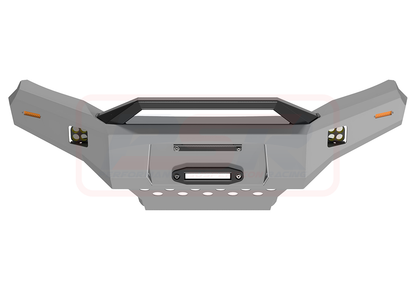 Holden Colorado RG2 Ambush Satin Black Sheet Metal Hoop Bar, Pre-Runner Infill (1" Body Lift), Standard Black Fairlead