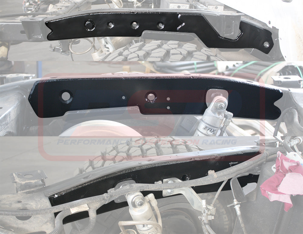 Isuzu D-Max (Strut Front) Weld On Chassis Brace Kit (6 Plates)(Dual Cab)