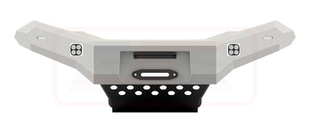 Isuzu D-MAX 1 (Strut Front) 2012-2017 Ambush Customer Painted Hoopless Bar, Pre-Runner Infill (2" Body Lift), Slimline Silver Fairlead