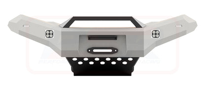 Isuzu D-MAX 1 2012-2017 Ambush Customer Painted Sheet Metal Hoop Bar, Pre-Runner Infill (1" Body Lift), Standard Silver Fairlead