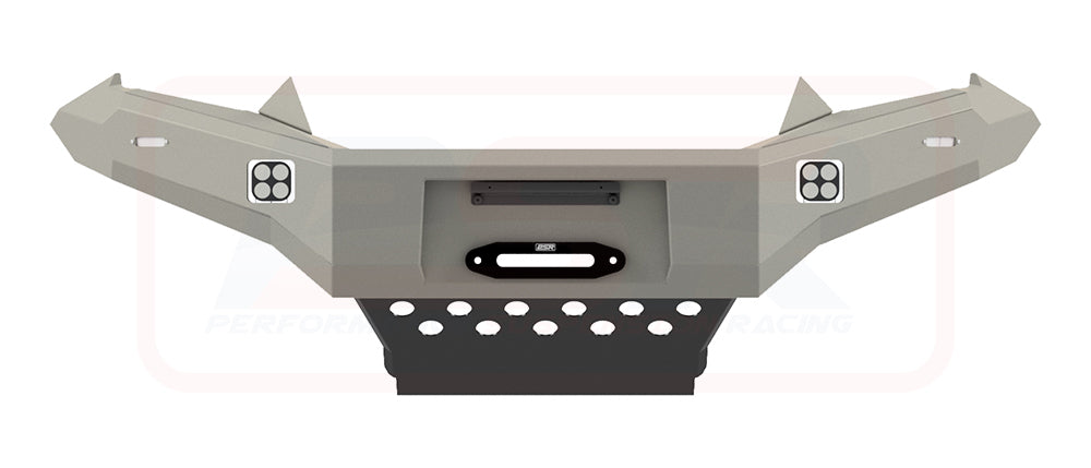 Isuzu D-MAX 2 2017-2020 Ambush Satin Black Hoopless Bar, Pre-Runner Infill (2" Body Lift), Splash Guards, Standard Silver Fairlead