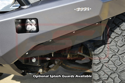D-MAX 2 2017-2020 Ambush Satin Black Triple Hoop Bar, Pre-Runner Infill (No Body Lift), Splash Guards, Standard Silver Fairlead