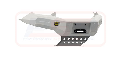 Isuzu D-MAX 3 21-24 Ambush Customer Painted Hoopless Bar, Pre-Runner Infill (2" Body Lift), Slimline Silver Fairlead, Sensors