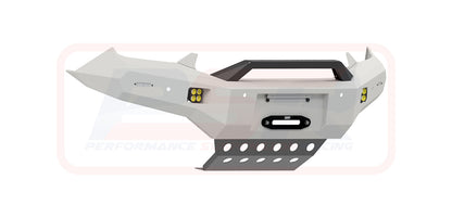 Isuzu D-MAX 3 21-24 Ambush Customer Painted Sheet Metal Hoop Bar, Pre-Runner Infill (2" Body Lift), Slimline Silver Fairlead