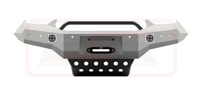 Isuzu D-MAX 3 21-24 Ambush Satin Black Low Single Hoop Bar, Pre-Runner Infill (1" Body Lift), Slimline Silver Fairlead, Sensors