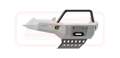 Isuzu D-MAX 3 21-24 Ambush Customer Painted Single Hoop Bar, Pre-Runner Infill (1" Body Lift), Slimline Silver Fairlead