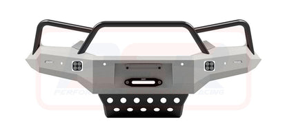 Isuzu D-MAX 3 21-24 Ambush Satin Black Triple Hoop Bar, Pre-Runner Infill (No Body Lift), Slimline Black Fairlead