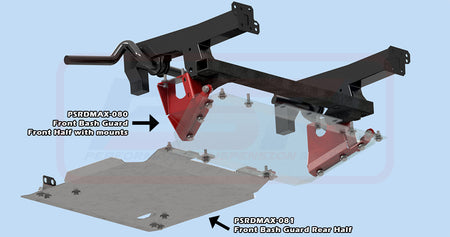 Isuzu D-Max 3 - Mazda BT-50 TF 2021-ON Chassis Saver Front Bash Guard Front Half