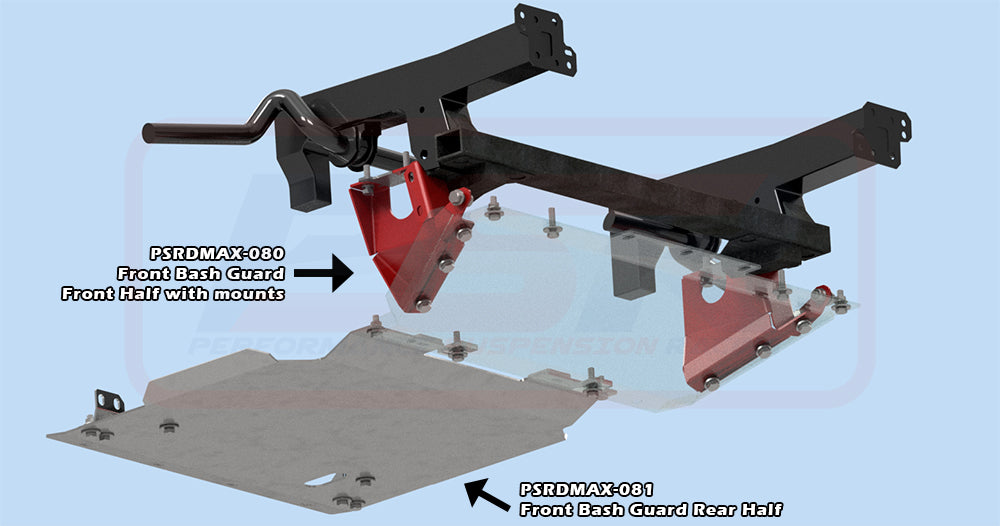 Isuzu D-Max 3 - Mazda BT-50 TF 2021-ON Chassis Saver Front Bash Guard Rear Half