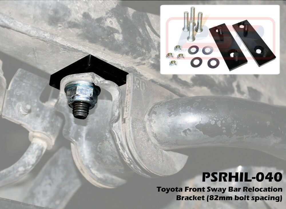 Toyota Front Sway Bar Relocation Bracket (82mm bolt spacing)