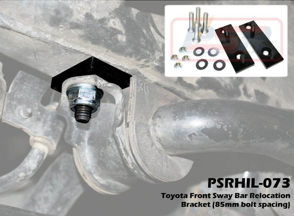 Toyota Front Sway Bar Relocation Bracket (85mm bolt spacing)
