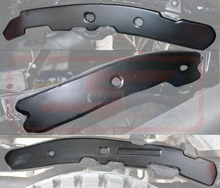 Toyota Hilux N70 05-15 Weld On Chassis Brace Kit (3 Plates)(Dual Cab)