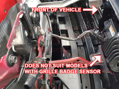 Toyota Hilux N80 MK2 6/18-4/20 Ambush Satin Black Sheet Metal Hoop Bar, Pre-Runner Infill (No Body Lift), Splash Guards, Slimline Black Fairlead