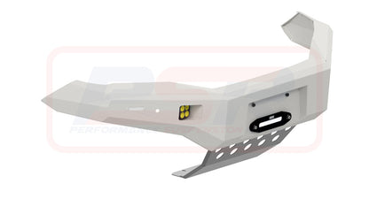 Toyota Hilux N80 MK4 2024-On Ambush Satin Black Hoopless Bar, Pre-Runner Infill (No Body Lift), Standard Silver Fairlead