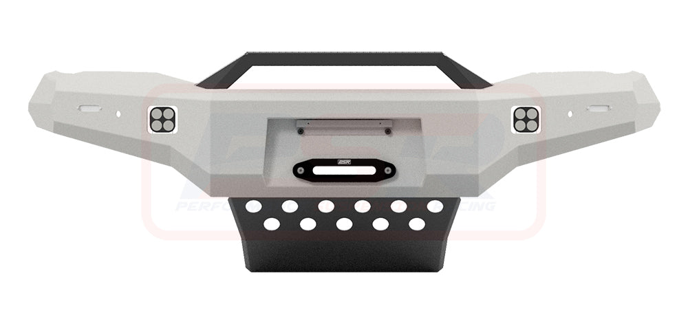 Hilux N80 MK4 2024-On Ambush Customer Painted Sheet Metal Hoop Bar, Infill (1" Body Lift), Splash Guards, Standard Silver Fairlead, Sensors, Camera