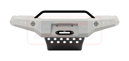 Hilux N80 MK4 2024-On Ambush Colour Coded Bar, Satin Black Low Single Hoop, Infill (1" Body Lift), Splash Guards, Slimline Silver Fairlead, Sensors