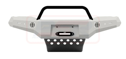 Hilux N80 MK4 2024-On Ambush Customer Painted Single Hoop Bar, Infill (2" Body Lift), Splash Guards, Standard Black Fairlead, Sensors, Camera