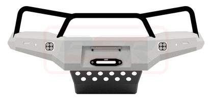 Hilux N80 MK3 5/20-On Ambush Customer Painted Triple Hoop Bar, Pre-Runner Infill (2" Body Lift), Slimline Black Fairlead, Sensors