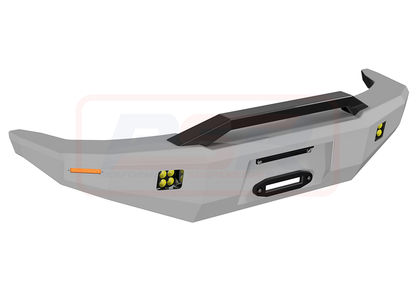 Toyota Landcruiser 70 Series Ambush Satin Black Sheet Metal Hoop Bar, 2" Body Lift, Standard Black Fairlead