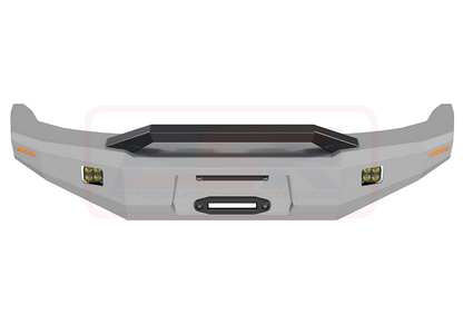 Toyota Landcruiser 70 Series Ambush Customer Painted Sheet Metal Hoop Bar, 2" Body Lift, Standard Silver Fairlead