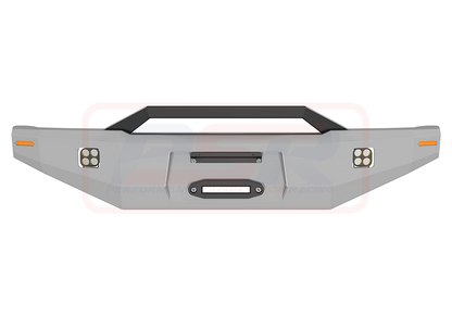 Toyota Landcruiser 70 Series Ambush Customer Painted Sheet Metal Hoop Bar, 1" Body Lift, Slimline Black Fairlead, Single Cab DPF