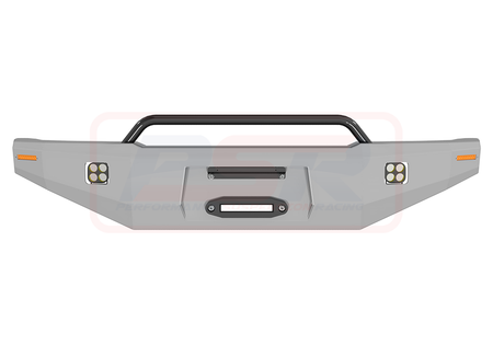 Toyota Landcruiser 70 Series Ambush Customer Painted Low Single Hoop Bar, 2" Body Lift, Slimline Black Fairlead, Single Cab DPF