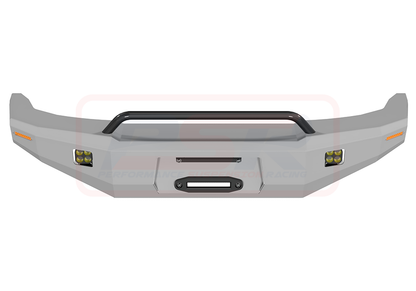 Toyota Landcruiser 70 Series Ambush Customer Painted Low Single Hoop Bar, 2" Body Lift, Slimline Silver Fairlead, Single Cab DPF