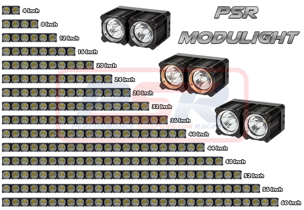 PSR Modulight LED Lightbar 56" - Silver Ring