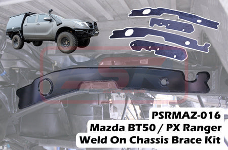 Mazda BT50 / PX Ranger Weld On Chassis Brace Kit (4 Plates)(Dual Cab)