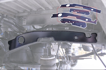 Mazda BT50 / PX Ranger Weld On Chassis Brace Kit (4 Plates)(Extra Cab)