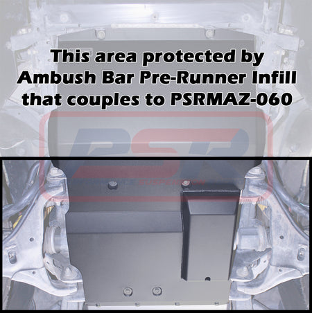 Mazda BT50 2 / PX 2 - 3 Ranger Front Bash Guard (Suits Pre Runner Infill)