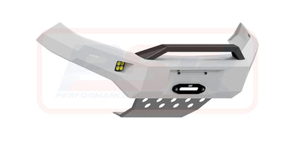 Mazda BT-50 TF 21-24 Ambush Customer Painted Sheet Metal Hoop Bar, Pre-Runner Infill (1" Body Lift), Standard Silver Fairlead, Sensors