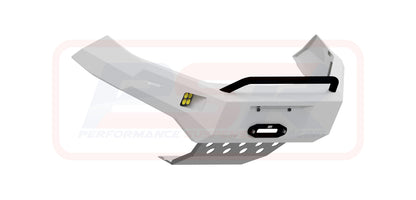 Mazda BT-50 TF 21-24 Ambush Customer Painted Low Single Hoop Bar, Pre-Runner Infill (2" Body Lift), Slimline Black Fairlead, Sensors