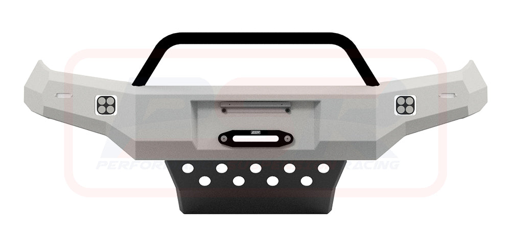 Mazda BT-50 TF 21-24 Ambush Customer Painted Single Hoop Bar, Pre-Runner Infill (1" Body Lift), Splash Guards, Slimline Silver Fairlead, Sensors